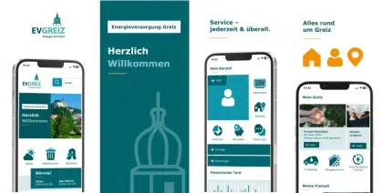 Die neue App der EV Greiz in modernen Farben.